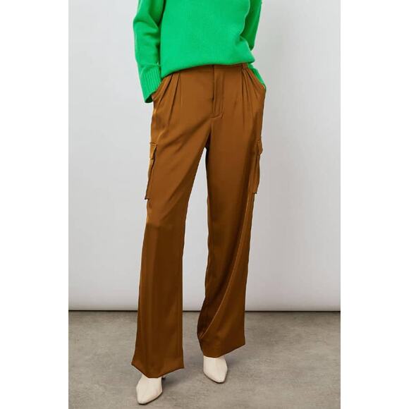 Rails Harlow Cargo Brown Women's Trousers Henna military Size 6 - Picture 1 of 9